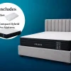 Origin Storage Bed Frame + Compact Hybrid Pro Mattress Set